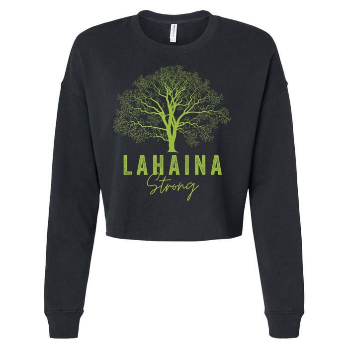 Hawaii Lahaina Strong Lahaina Supporter Cropped Pullover Crew