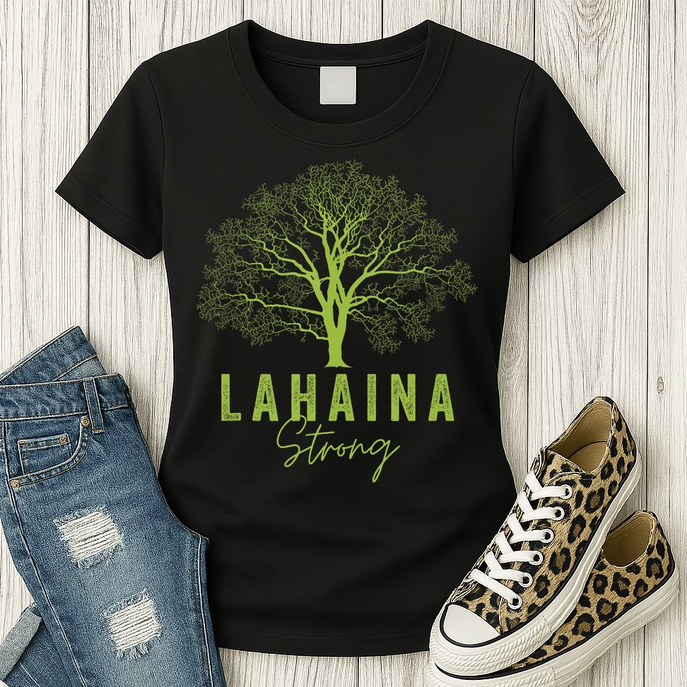 Hawaii Lahaina Strong Lahaina Supporter Womens T-Shirt