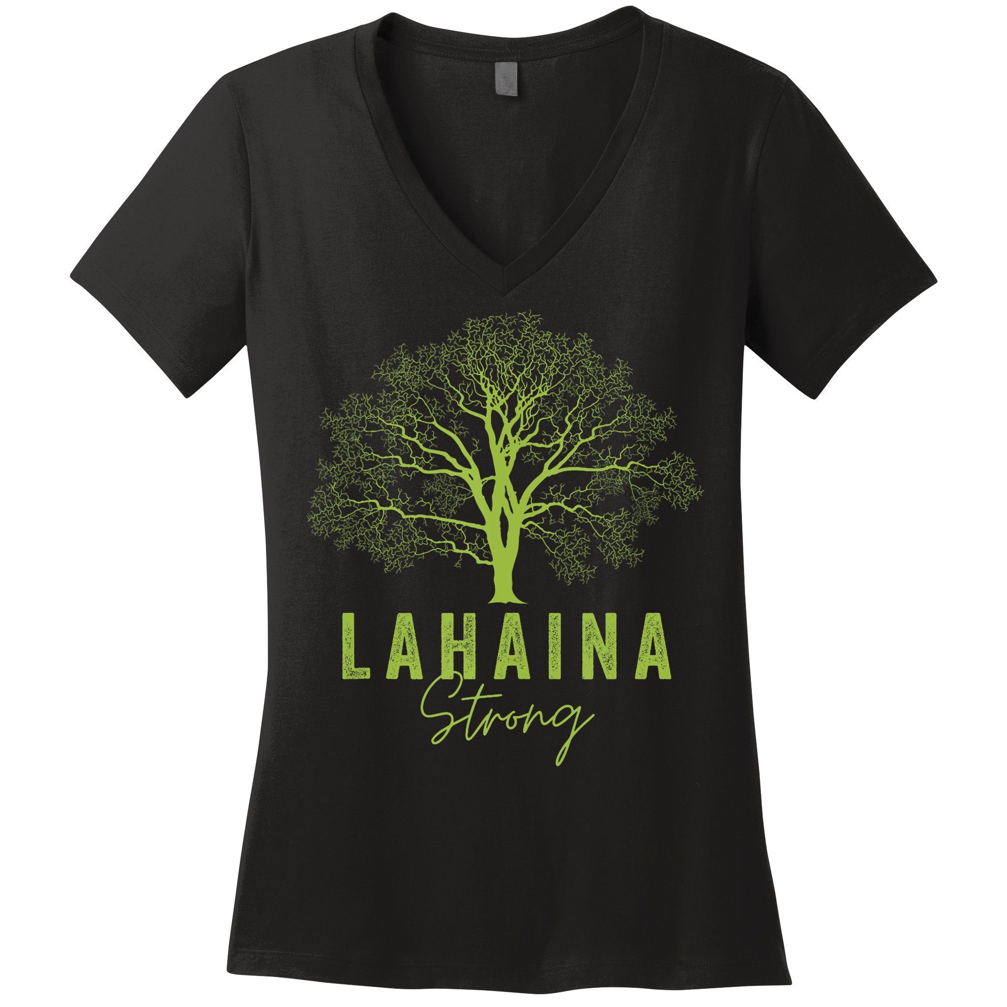Hawaii Lahaina Strong Lahaina Supporter Women's V-Neck T-Shirt