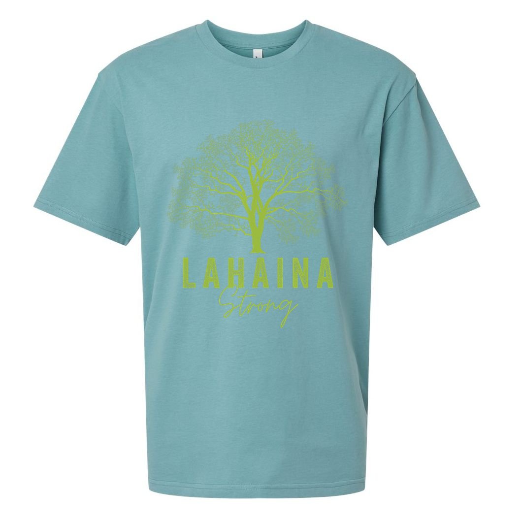 Hawaii Lahaina Strong Lahaina Supporter Sueded Cloud Jersey T-Shirt