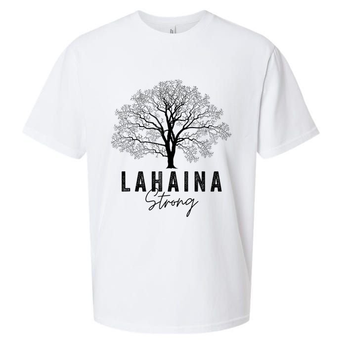 Hawaii Lahaina Strong Pray For Maui Lahaina Sueded Cloud Jersey T-Shirt