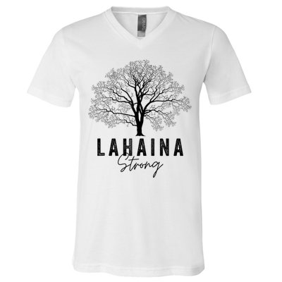 Hawaii Lahaina Strong Pray For Maui Lahaina V-Neck T-Shirt