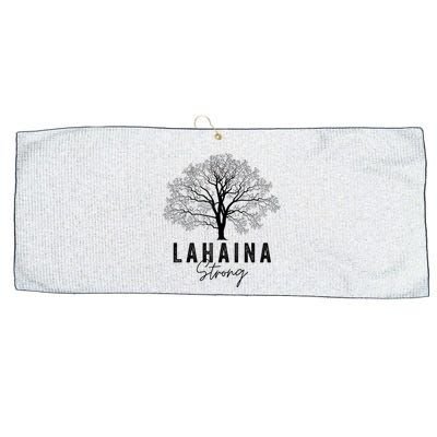 Hawaii Lahaina Strong Pray For Maui Lahaina Large Microfiber Waffle Golf Towel