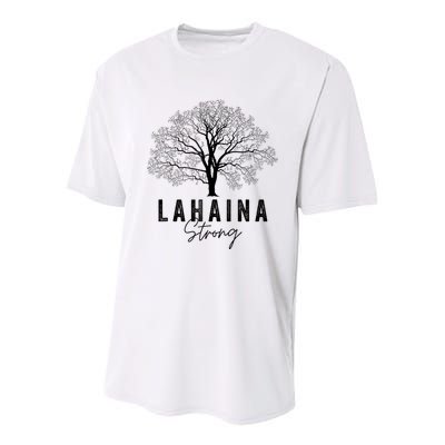 Hawaii Lahaina Strong Pray For Maui Lahaina Youth Performance Sprint T-Shirt
