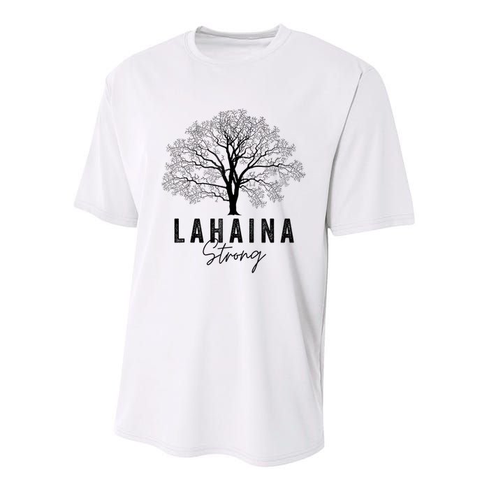 Hawaii Lahaina Strong Pray For Maui Lahaina Youth Performance Sprint T-Shirt