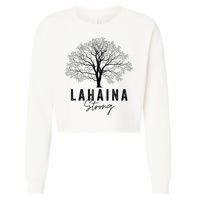Hawaii Lahaina Strong Pray For Maui Lahaina Cropped Pullover Crew