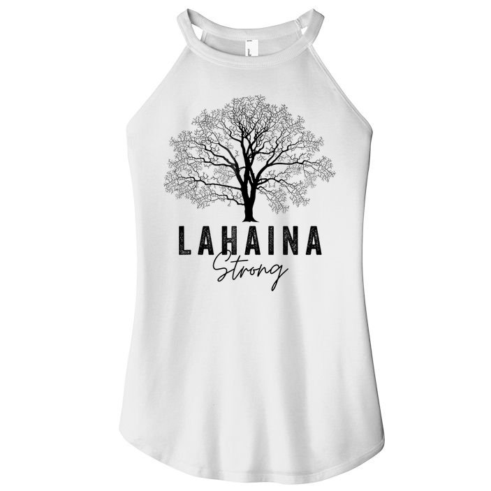 Hawaii Lahaina Strong Pray For Maui Lahaina Women's Perfect Tri Rocker Tank