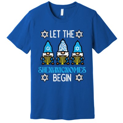 Hanukkah Let Shenanignome Begin Chanukah Gnome Premium T-Shirt