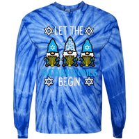 Hanukkah Let Shenanignome Begin Chanukah Gnome Tie-Dye Long Sleeve Shirt