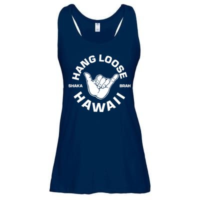 Hang Loose Shaka Brah funny Hang Loose Hawaiian Ladies Essential Flowy Tank