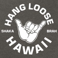 Hang Loose Shaka Brah Hawaii Cotton Canvas Backpack