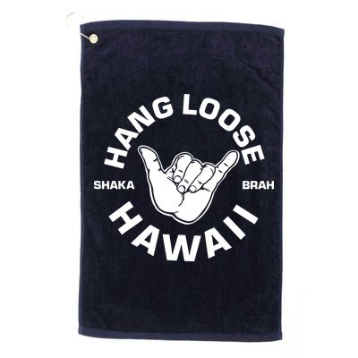 Hang Loose Shaka Brah Hawaii Golf Towel