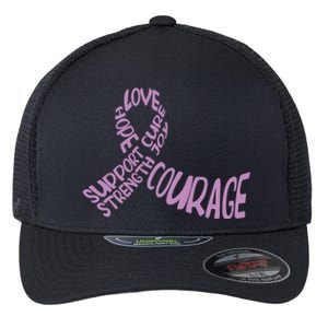 Hope Love Support Testicular Cancer Awareness Month Warriors Gift Flexfit Unipanel Trucker Cap