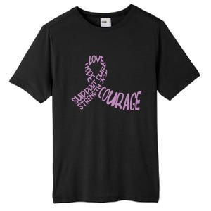 Hope Love Support Testicular Cancer Awareness Month Warriors Gift Tall Fusion ChromaSoft Performance T-Shirt