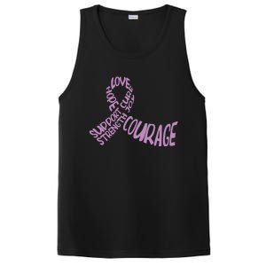 Hope Love Support Testicular Cancer Awareness Month Warriors Gift PosiCharge Competitor Tank