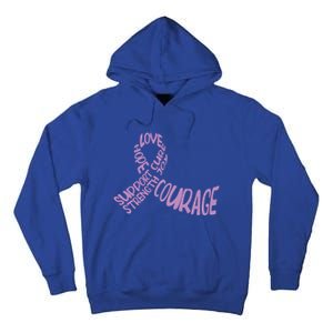 Hope Love Support Testicular Cancer Awareness Month Warriors Gift Tall Hoodie