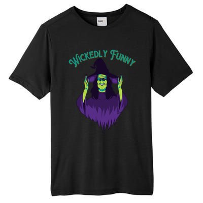 Halloween Lovers Sarcastic Spooky Witch Wickedly Funny Adult Gift Tall Fusion ChromaSoft Performance T-Shirt