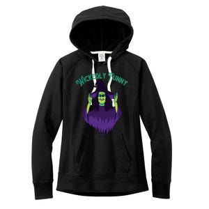 Halloween Lovers Sarcastic Spooky Witch Wickedly Funny Adult Gift Women's Fleece Hoodie