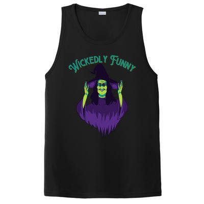 Halloween Lovers Sarcastic Spooky Witch Wickedly Funny Adult Gift PosiCharge Competitor Tank