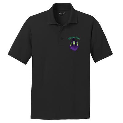 Halloween Lovers Sarcastic Spooky Witch Wickedly Funny Adult Gift PosiCharge RacerMesh Polo