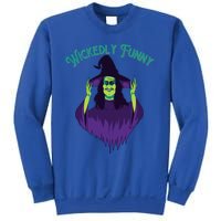 Halloween Lovers Sarcastic Spooky Witch Wickedly Funny Adult Gift Sweatshirt