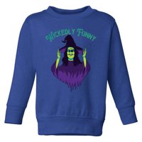 Halloween Lovers Sarcastic Spooky Witch Wickedly Funny Adult Gift Toddler Sweatshirt