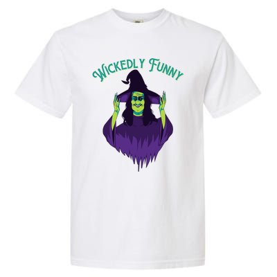 Halloween Lovers Sarcastic Spooky Witch Wickedly Funny Adult Gift Garment-Dyed Heavyweight T-Shirt