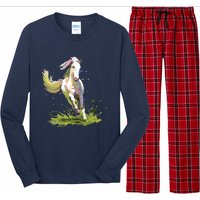 Horse Lover Shirts Girl Horseback Riding Equestrian Horse Long Sleeve Pajama Set