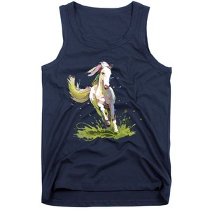 Horse Lover Shirts Girl Horseback Riding Equestrian Horse Tank Top