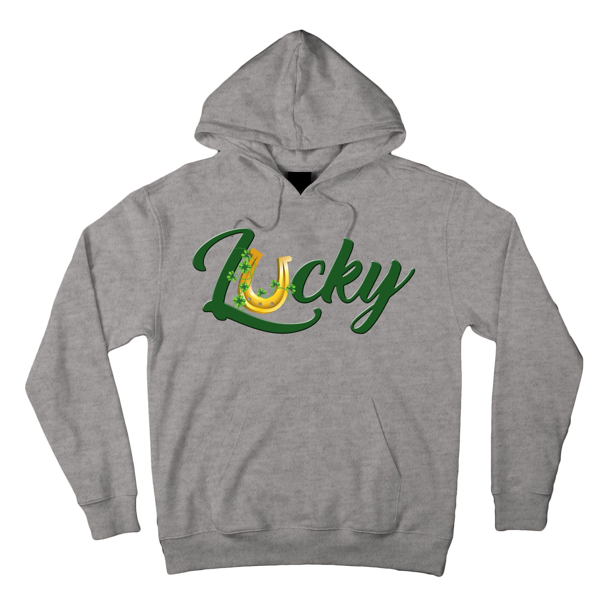 Horseshoe Lucky St Patrick's Day Tall Hoodie