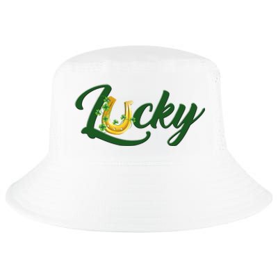 Horseshoe Lucky St Patrick's Day Cool Comfort Performance Bucket Hat