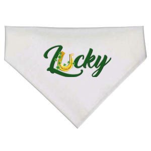 Horseshoe Lucky St Patrick's Day USA-Made Doggie Bandana