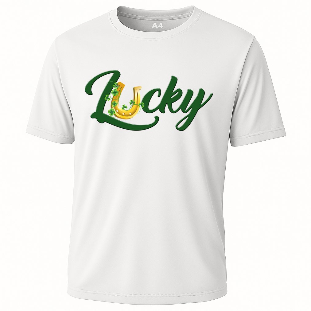 Horseshoe Lucky St Patrick's Day Performance Shirt