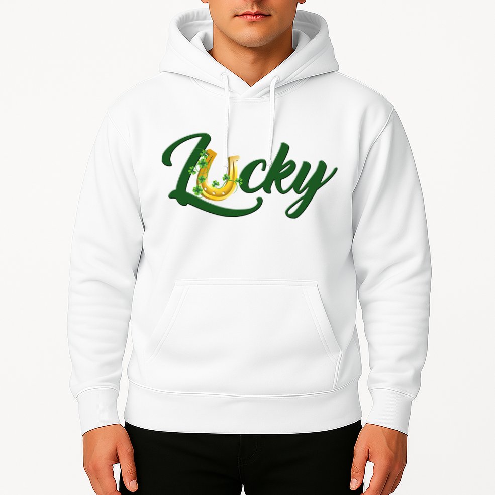 Horseshoe Lucky St Patrick's Day Hoodie