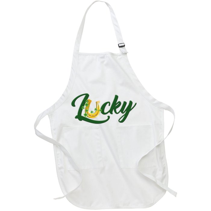 Horseshoe Lucky St Patrick's Day Apron