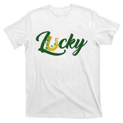 Horseshoe Lucky St Patrick's Day T-Shirt