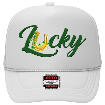 Horseshoe Lucky St Patrick's Day Trucker Hat