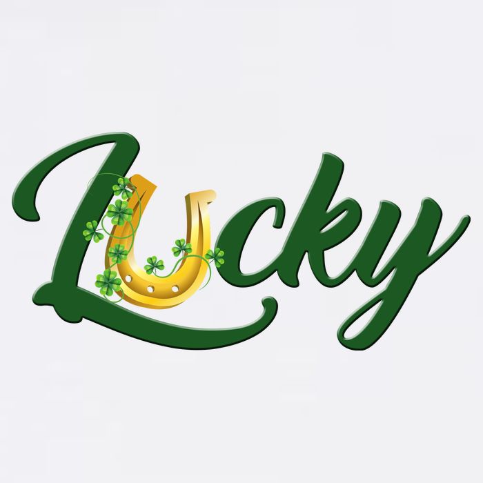 Horseshoe Lucky St Patrick's Day Golf Towel