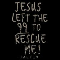 He Left The 99 To Rescue Me Christian Gifts Doggie Tank
