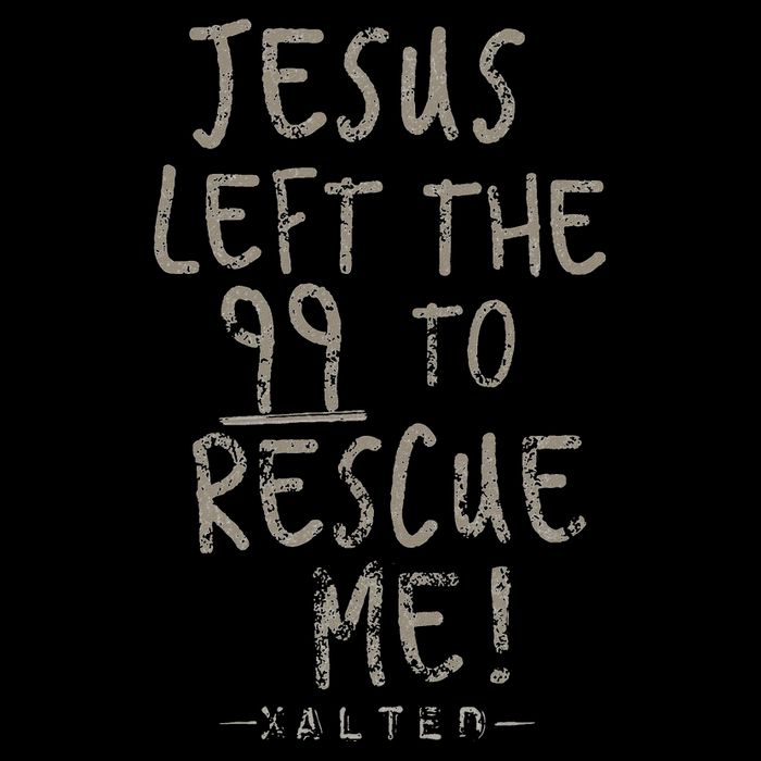 He Left The 99 To Rescue Me Christian Gifts Doggie Tank