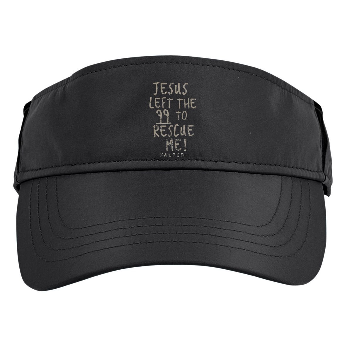 He Left The 99 To Rescue Me Christian Gifts Adult Drive Performance Visor