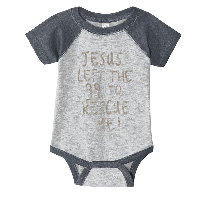 He Left The 99 To Rescue Me Christian Gifts Infant Baby Jersey Bodysuit
