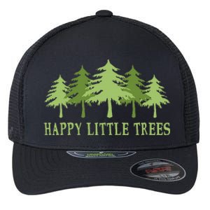 Happy Little Trees Flexfit Unipanel Trucker Cap