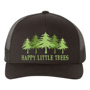 Happy Little Trees Yupoong Adult 5-Panel Trucker Hat