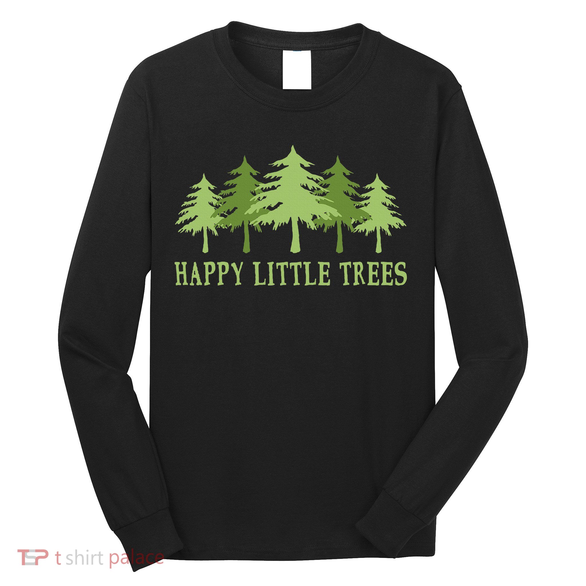 Happy Little Trees Long Sleeve Shirt
