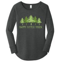 Happy Little Trees Women's Perfect Tri Tunic Long Sleeve Shirt