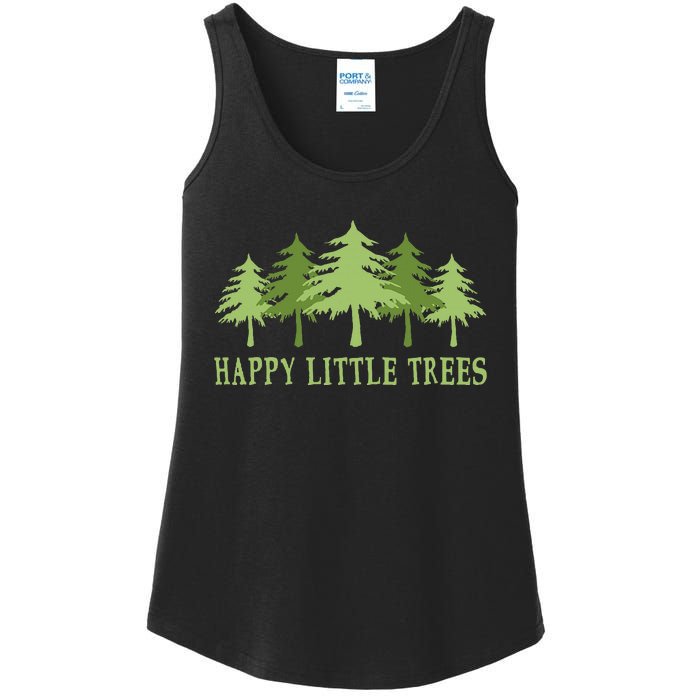 Happy Little Trees Ladies Essential Tank