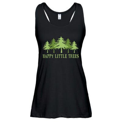 Happy Little Trees Ladies Essential Flowy Tank