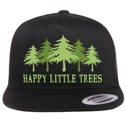Happy Little Trees Flatbill Hat