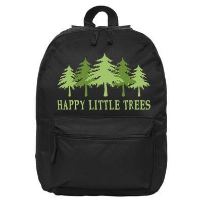 Happy Little Trees 16 in Basic Backpack